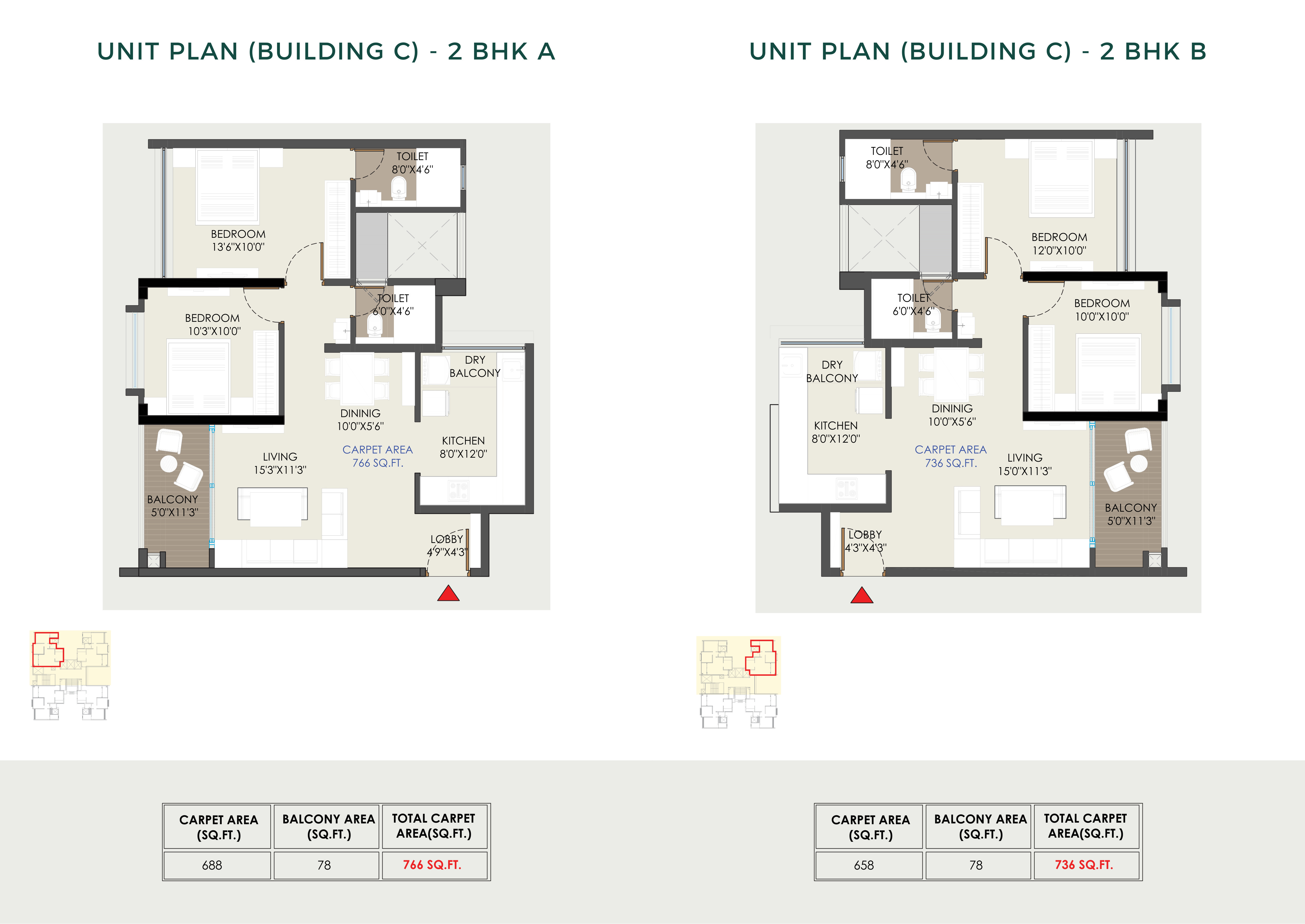 2 BHK Plan